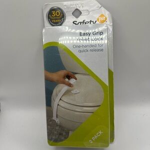 Brand New Safety 1st Easy Grip Toilet Lock 2 Pack Baby Toddler Proof Bathroom